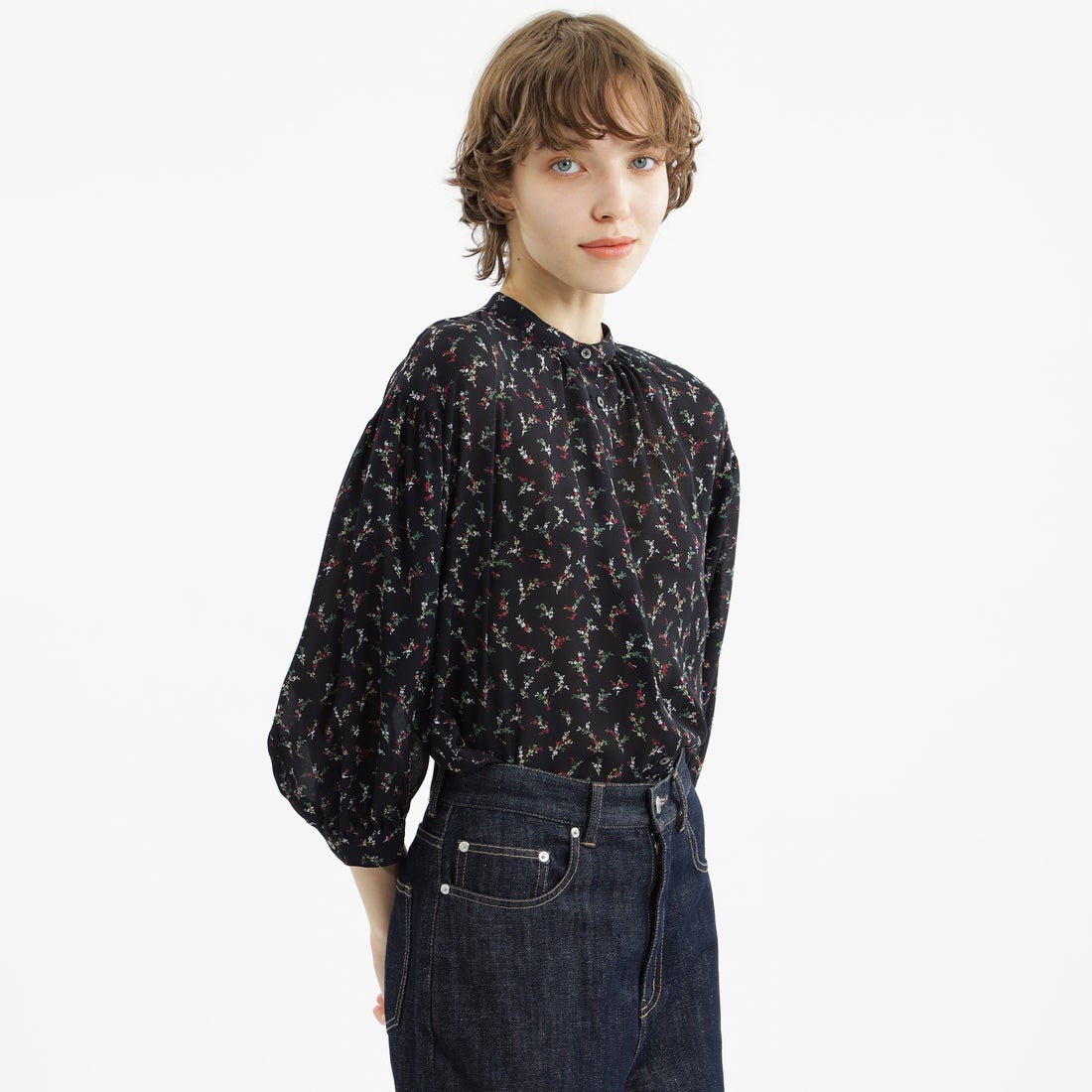 MACKINTOSH PHILOSOPHY 花柄 半袖シャツ 38 Z90237488 MACKINTOSH 
