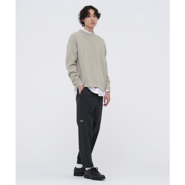 B／T BRUSHED BACK STRETCH POPLI （BLACK）