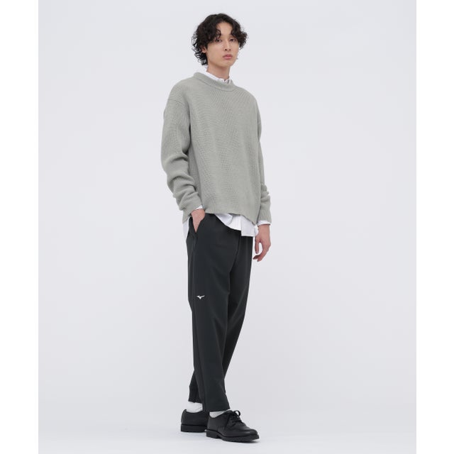 B／T BRUSHED BACK STRETCH POPLI （BLACK）