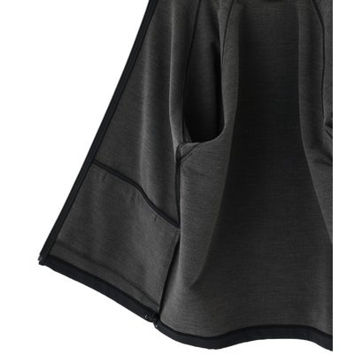 B／T BRUSHED BACK STRETCH POPLI （BLACK）｜詳細画像
