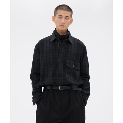 LARGE CHECK FLANNEL （BLACK）｜詳細画像