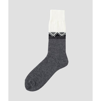 FAIRISLE WOOL SOCK （NATURAL2）｜詳細画像