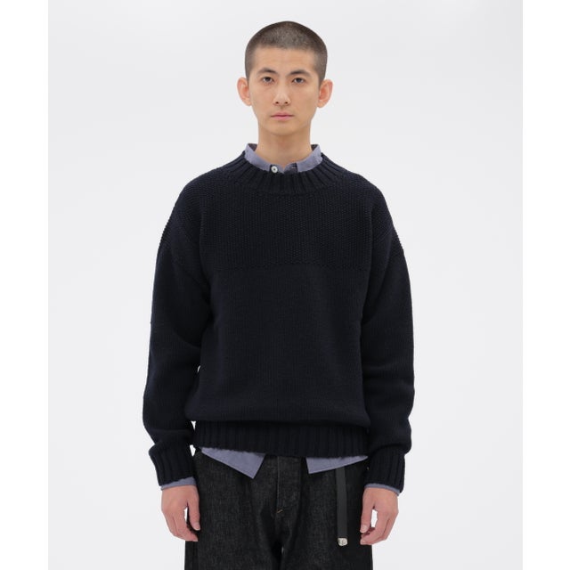 SOFT WOOL KNITWEAR （DARK NAVY1）