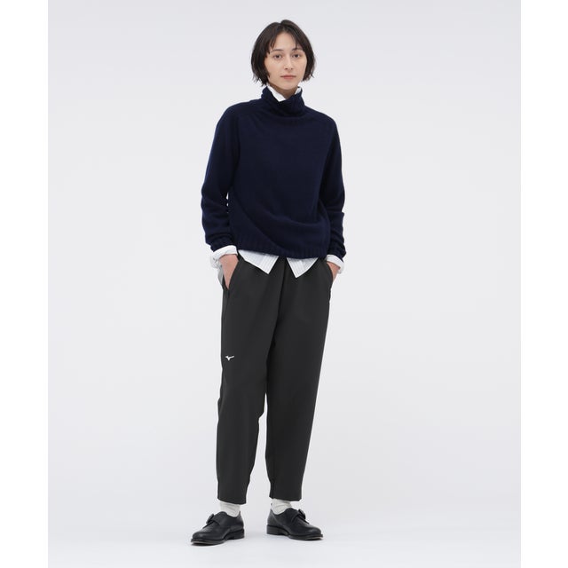 B／T BRUSHED BACK STRETCH POPLI （BLACK）