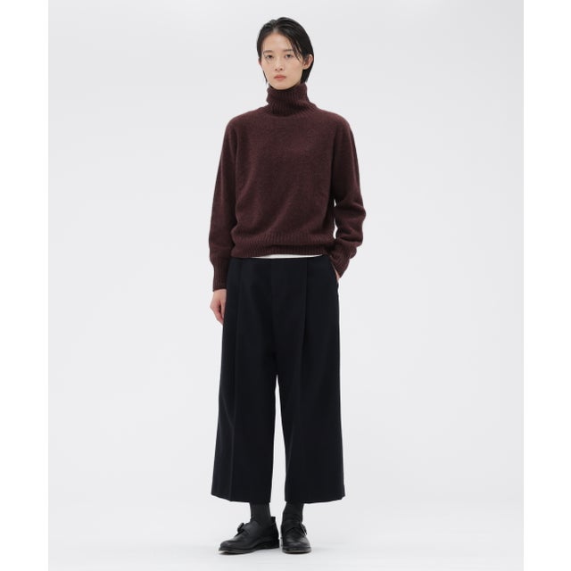 MILLED WOOL TWILL （DARK NAVY1）