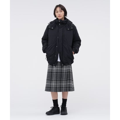 LARGE CHECK WOOL （GREY）｜詳細画像