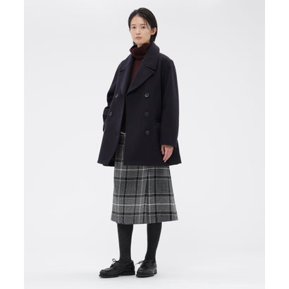 LARGE CHECK WOOL （GREY）｜詳細画像