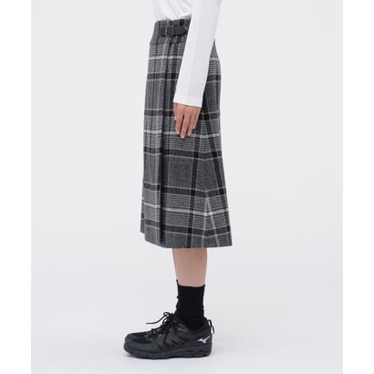 LARGE CHECK WOOL （GREY）｜詳細画像