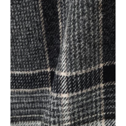 LARGE CHECK WOOL （GREY）｜詳細画像