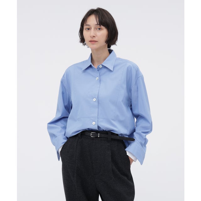 PLAIN POPLIN （BLUE）