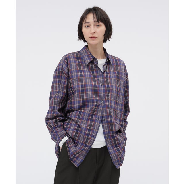 MULTI CHECK COTTON （BLUE）