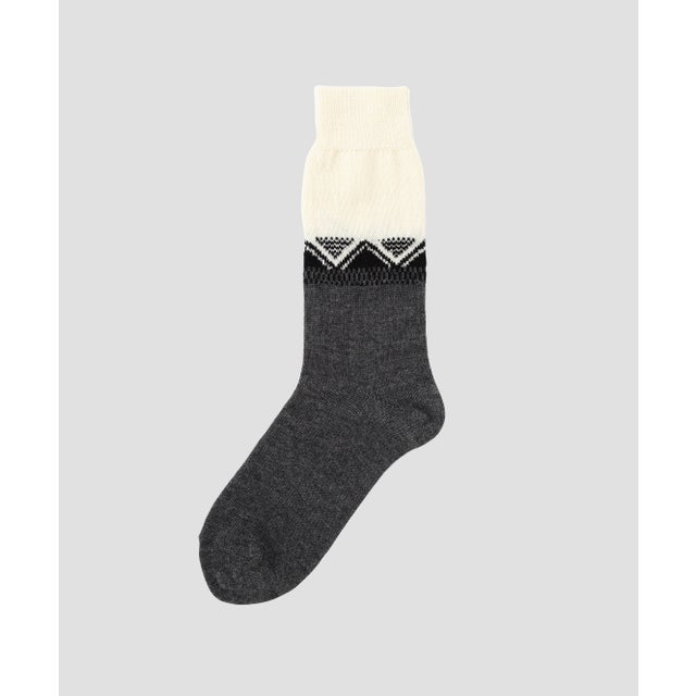 WOOL FAIRISLE SOCK （NATURAL2）