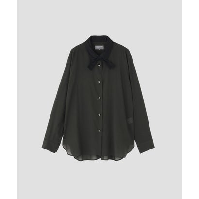 COTTON VOILE SHIRT （GREY）｜詳細画像