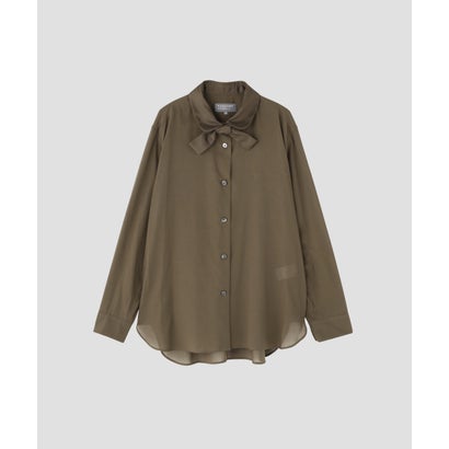 COTTON VOILE SHIRT （GREY）｜詳細画像