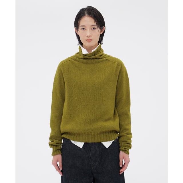 CASHMERE KNITWEAR （OLIVE1）