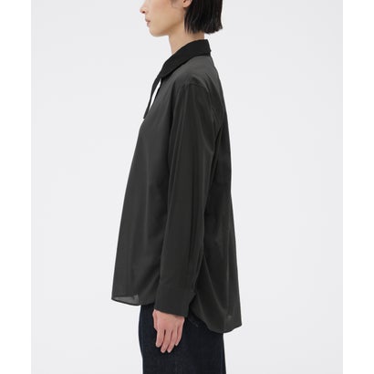COTTON VOILE SHIRT （BROWN）｜詳細画像