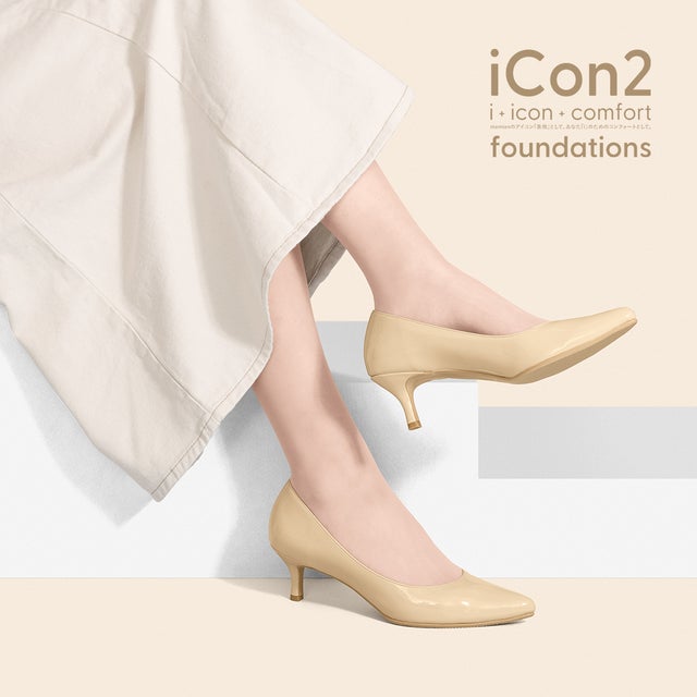
                    【 2024 iCon2 Foundations 】5.0cm 自分史上、最高美脚。ポインテッドトゥヌードベージュパンプス（全4色）／F5718 （メルティバニラ）