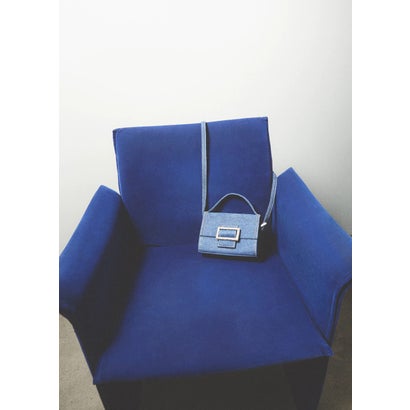 ハンドバッグ P-- TWIN （ミディアムブルー）｜詳細画像