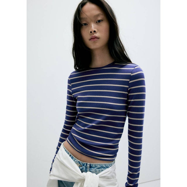 Tシャツ .--PAUL （ミディアムブルー）