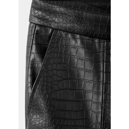 パンツ .-- CROCO （ブラック）｜詳細画像