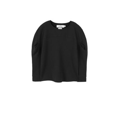 スウェットトップス Organic cotton sweatshirt （ブラック）｜詳細画像