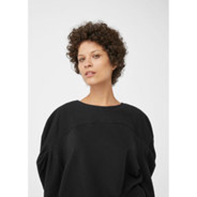 スウェットトップス Organic cotton sweatshirt （ブラック）