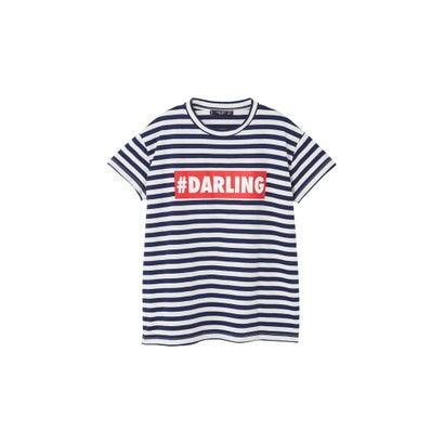 Tシャツ .-- HASHTAG （ネイビーブルー）｜詳細画像