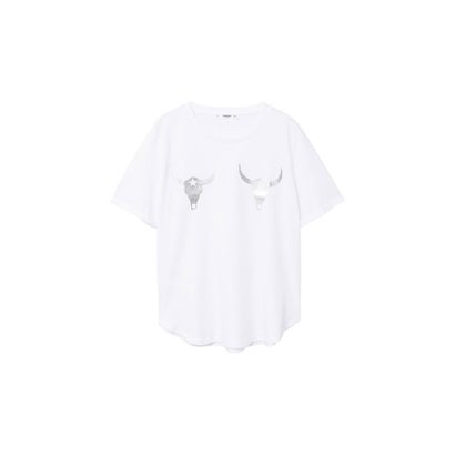 Tシャツ .-- BULL （ホワイト）｜詳細画像