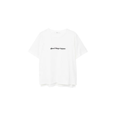 Tシャツ .-- LETTERS （ホワイト）｜詳細画像