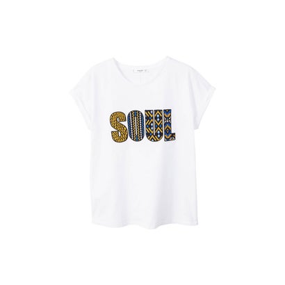 Tシャツ .-- SOUL （ナチュラルホワイト）｜詳細画像