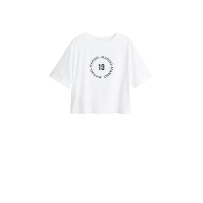 Tシャツ -- LOGO-H （ホワイト）｜詳細画像