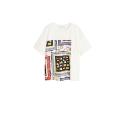 Tシャツ -- PATCH （ナチュラルホワイト）｜詳細画像