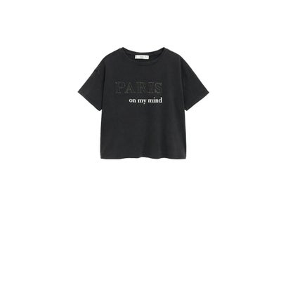 Tシャツ .-- PARIS （ブラック）｜詳細画像
