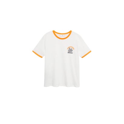 Tシャツ .-- PSTSHINE （オレンジ）｜詳細画像