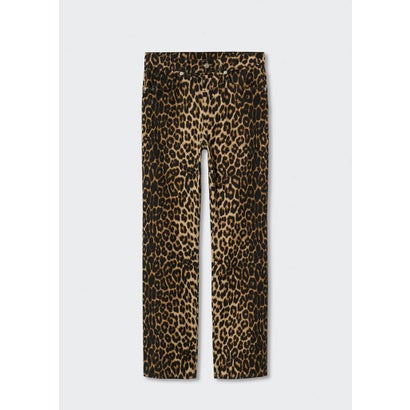 ジーンズ .-- LEOPARD （ブラウン）｜詳細画像