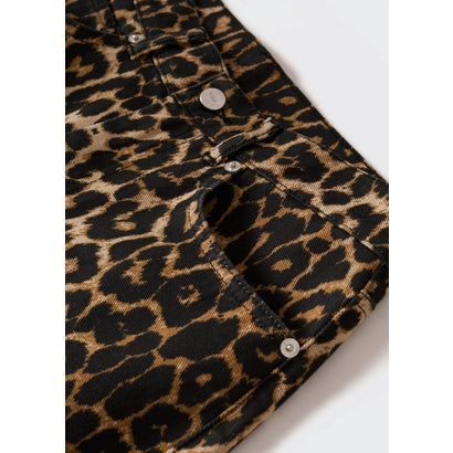 ジーンズ .-- LEOPARD （ブラウン）｜詳細画像