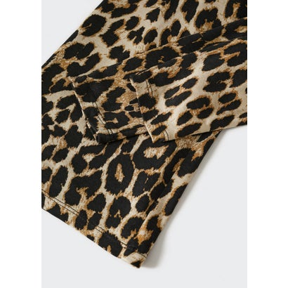 Tシャツ .-- LEPARD （ブラウン）｜詳細画像