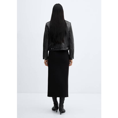 ロングスカート .-- MIDROM （ブラック）｜詳細画像