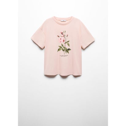 Tシャツ .-- FLORAL （パステルピンク）｜詳細画像
