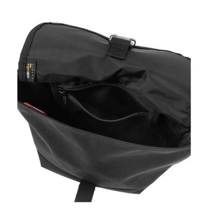 Nylon Messenger Bag Flap Zipper Pocket （BK）｜詳細画像