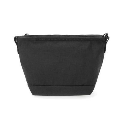 Nylon Messenger Bag Flap Zipper Pocket （BK）｜詳細画像