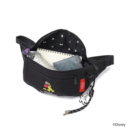 日本正規品 ウエストバッグ メンズ レディース ボディバッグ ブランド ミッキー バッグ 撥水 ディズニー 限定モデル MICKEY 26 ALLEYCAT WAIST BAG MP1101MIC26 （Black）｜詳細画像