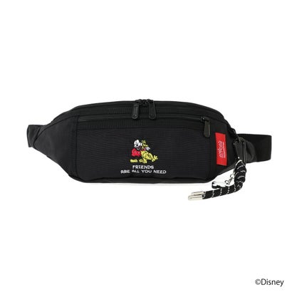 日本正規品 ウエストバッグ メンズ レディース ボディバッグ ブランド ミッキー バッグ 撥水 ディズニー 限定モデル MICKEY 26 ALLEYCAT WAIST BAG MP1101MIC26 （Black）｜詳細画像