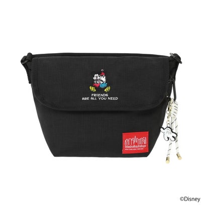 日本正規品 メッセンジャーバッグ メンズ レディース ミッキー ミニー MICKEY 26 MP1603BPDMGNTMIC26MM （Black）｜詳細画像