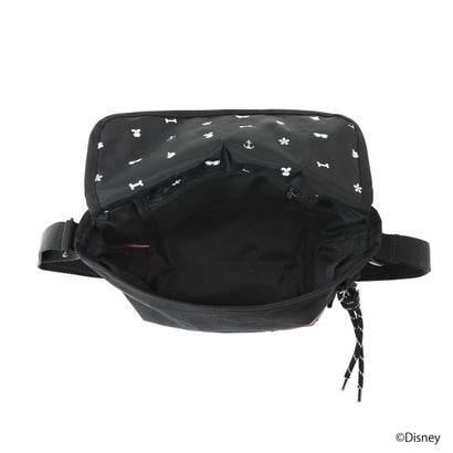 日本正規品 メッセンジャーバッグ メンズ レディース ミッキー ドナルド MICKEY 26 MP1603BPDMGNTMIC26MD （Black）｜詳細画像