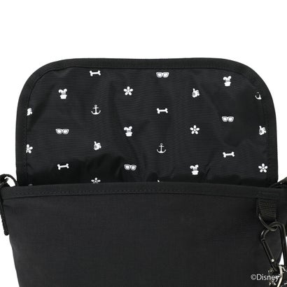 日本正規品 メッセンジャーバッグ メンズ レディース ミッキー ドナルド MICKEY 26 MP1603BPDMGNTMIC26MD （Black）｜詳細画像