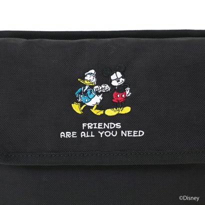 日本正規品 メッセンジャーバッグ メンズ レディース ミッキー ドナルド MICKEY 26 MP1603BPDMGNTMIC26MD （Black）｜詳細画像