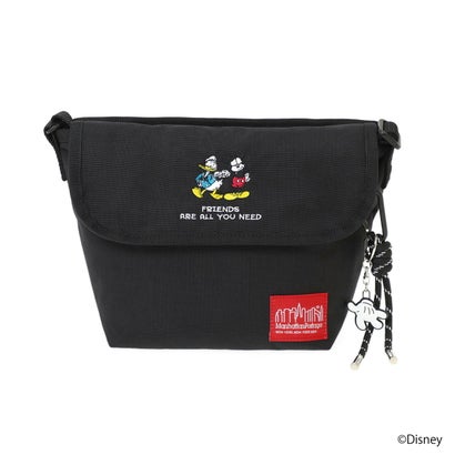 日本正規品 メッセンジャーバッグ メンズ レディース ミッキー ドナルド MICKEY 26 MP1603BPDMGNTMIC26MD （Black）｜詳細画像