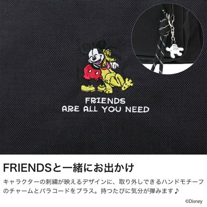 日本正規品 リュック メンズ レディース ミッキー プルート ディズニー リュックサック 数量限定 30L A4 MICKEY 26 TOWNSEND BACKPACK MP2236MIC26 （Black）｜詳細画像