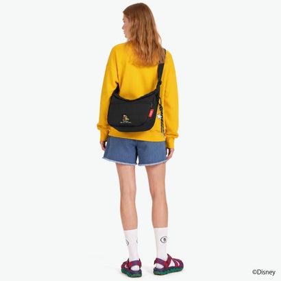 日本正規品 ショルダーバッグ メンズ レディース ミッキー プルート ディズニー ブランド 斜めがけ 数量限定 B5 MICKEY 26 DUET SHOULDER BAG MP2409MIC26 （Black）｜詳細画像